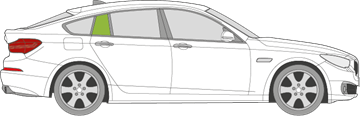 Afbeelding van Zijruit rechts BMW 5-serie GT