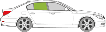 Afbeelding van Zijruit rechts BMW 5-serie sedan