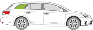 Afbeelding van Zijruit rechts Toyota Avensis break 