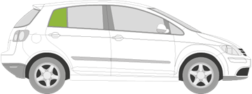 Afbeelding van Zijruit rechts Volkswagen Golf Plus