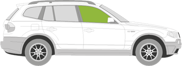 Afbeelding van Zijruit rechts BMW X3 