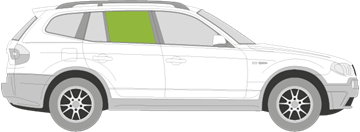 Afbeelding van Zijruit rechts BMW X3 