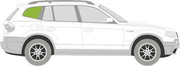 Afbeelding van Zijruit rechts BMW X3 