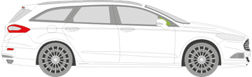 Afbeelding van Zijruit rechts Ford Mondeo 5 deurs