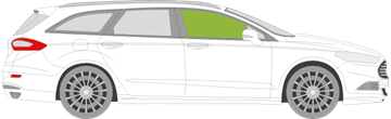 Afbeelding van Zijruit rechts Ford Mondeo 5 deurs