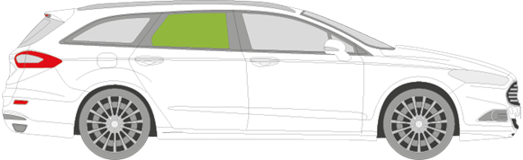Afbeelding van Zijruit rechts Ford Mondeo break