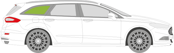 Afbeelding van Zijruit rechts Ford Mondeo break