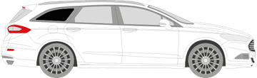 Afbeelding van Zijruit rechts Ford Mondeo break (DONKERE RUIT)