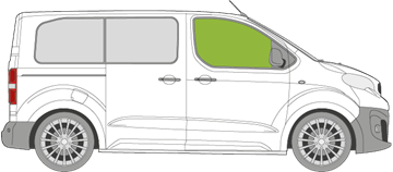 Afbeelding van Zijruit rechts Opel Zafira life 