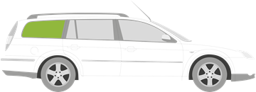Afbeelding van Zijruit rechts Ford Mondeo break