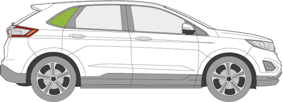 Afbeelding van Zijruit rechts Ford Edge