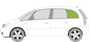 Afbeelding van Zijruit links Opel Meriva 