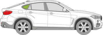 Afbeelding van Zijruit rechts BMW X6