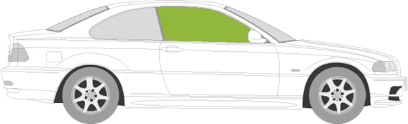 Afbeelding van Zijruit rechts BMW 3-serie coupé