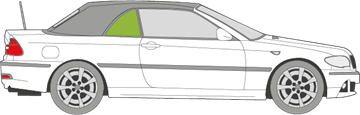 Afbeelding van Zijruit rechts BMW 3-serie cabrio