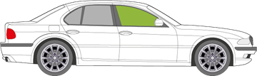 Afbeelding van Zijruit rechts BMW 7-serie 