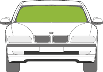Afbeelding van Voorruit BMW 7-serie 1994-1998 sensor/verwarmd