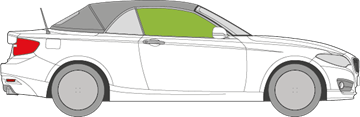 Afbeelding van Zijruit rechts BMW 2-serie Cabrio