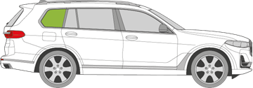 Afbeelding van Zijruit rechts BMW X7