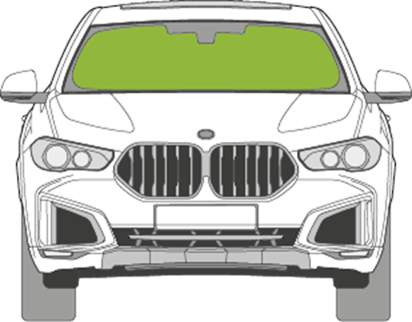 Afbeelding van Voorruit BMW X6 sensor/grote camera