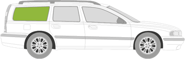 Afbeelding van Zijruit rechts Volvo V70 