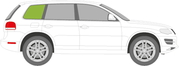 Afbeelding van Zijruit rechts Volkswagen Touareg 
