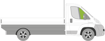 Afbeelding van Zijruit rechts Peugeot Boxer pick-up