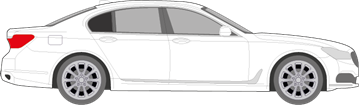 Afbeelding van Zijruit rechts BMW 7-serie (DONKERE RUIT)