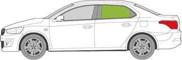 Afbeelding van Zijruit links Citroën C-Elysee