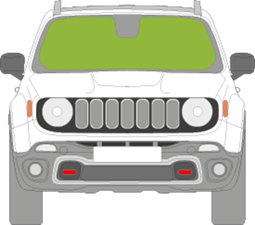 Afbeelding van Voorruit Jeep Renegade 2018- sensors/verwarmd