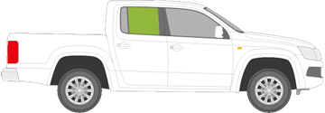 Afbeelding van Zijruit rechts Volkswagen Amarok 4 deurs pick-up 