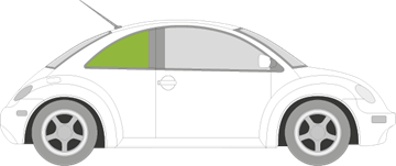 Afbeelding van Zijruit rechts Volkswagen Beetle 