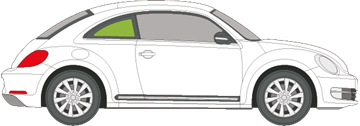 Afbeelding van Zijruit rechts Volkswagen Beetle 3 deurs