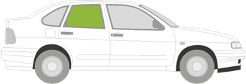 Afbeelding van Zijruit rechts Volkswagen Polo sedan