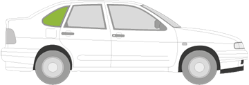 Afbeelding van Zijruit rechts Volkswagen Polo sedan