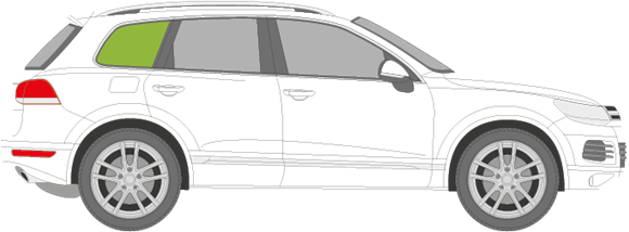 Afbeelding van Zijruit rechts Volkswagen Touareg 