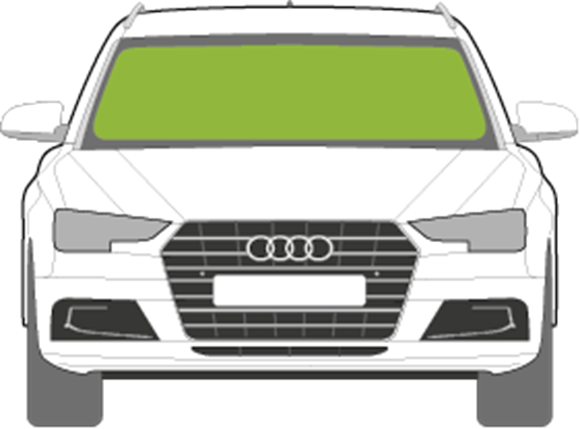 Afbeelding van Voorruit Audi A4 sedan sensor/HUD