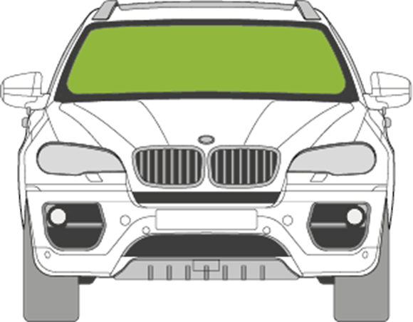 Afbeelding van Voorruit BMW X6 2011-2014 sensor/HUD/camera