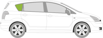 Afbeelding van Zijruit rechts Toyota Corolla Verso 