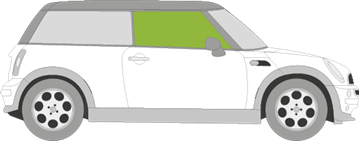 Afbeelding van Zijruit rechts Mini 3 deurs hatchback 