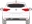 Afbeelding van Achterruit Renault Clio (DONKERE RUIT)