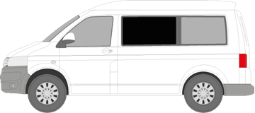 Afbeelding van Zijruit links Volkswagen Transporter Family (DONKERE RUIT)