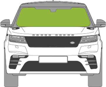 Afbeelding van Voorruit Range Rover Velar 2017-2021 camera/sensor/verwarmd