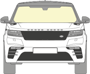Afbeelding van Voorruit Range Rover Velar 2017-2021 solar/camera/sensor/verwarmd