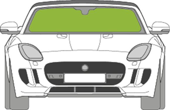Afbeelding van Voorruit Jaguar F-type coupé sensor