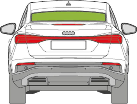 Afbeelding van Achterruit Audi Q4 E-Tron Sportback 