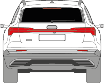 Afbeelding van Achterruit Audi E-Tron (DONKERE RUIT)