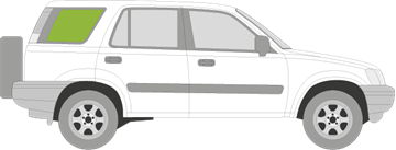 Afbeelding van Zijruit rechts Honda Crv