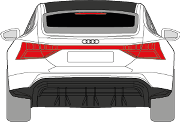 Afbeelding van Achterruit Audi E-Tron Gt (DONKERE RUIT)