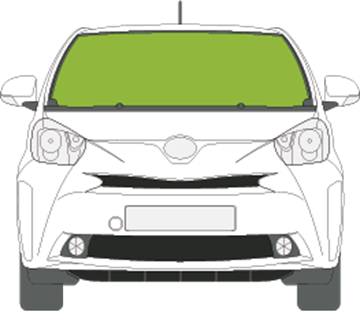 Afbeelding van Voorruit Toyota IQ sensor